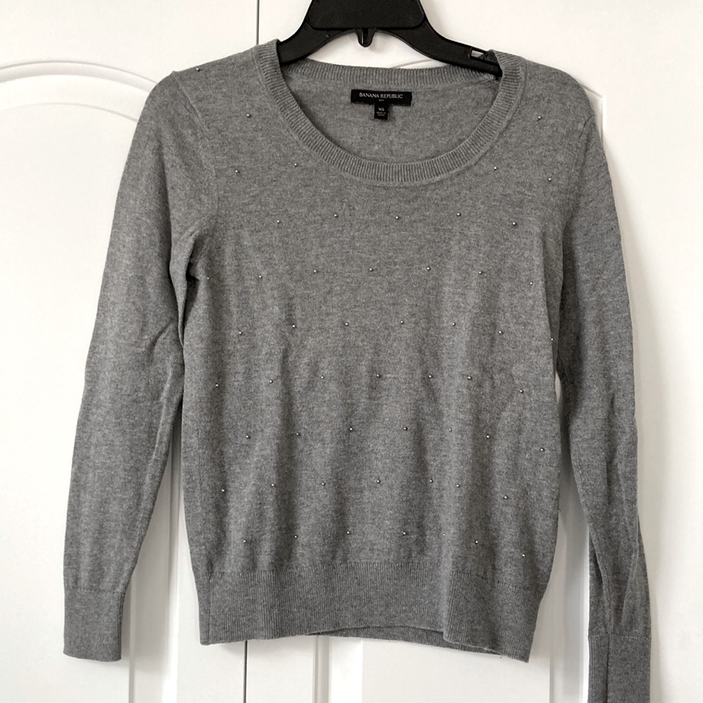 Banana Republic Sweater With Metal Beads